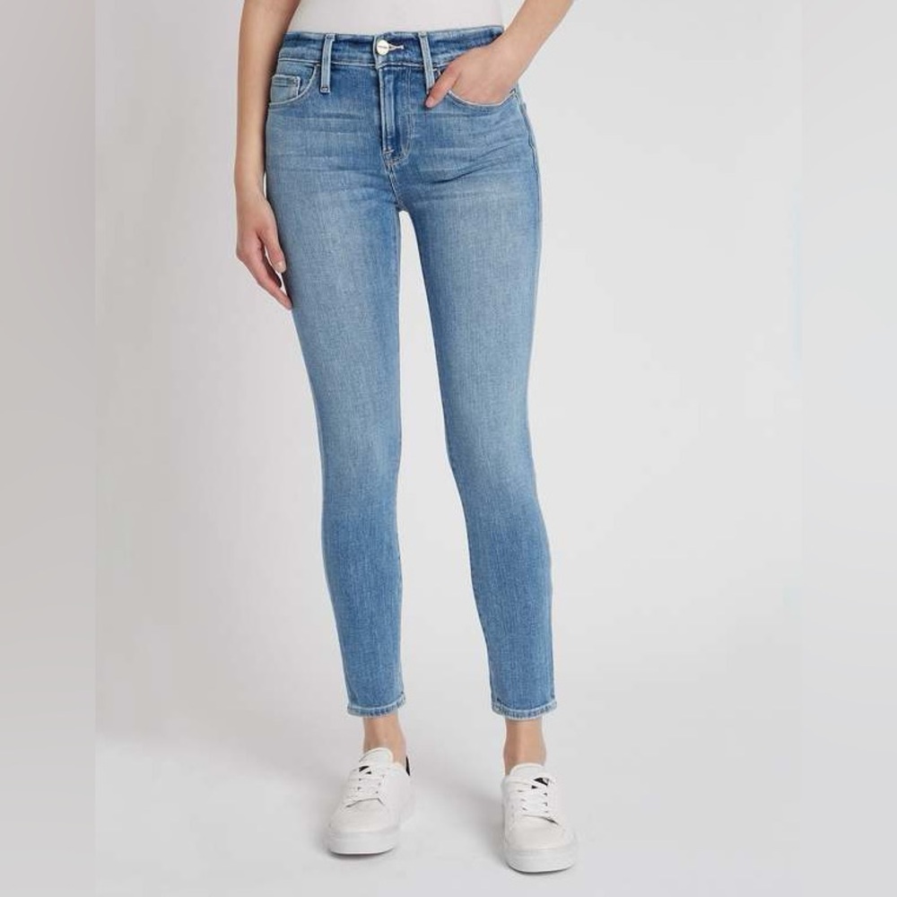 Frame Womens Jeans Le Skinny De Jeanne Crop size 24 classic stretch